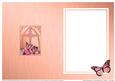Fancy Cross Roses Butterfly Pyramid Matching Insert