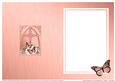 Fancy Cross Butterfly & Wild Roses Pyramid Matching Insert