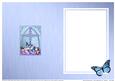 Fancy Cross Pastel Bouquet Butterfly Pyramid Matching Insert