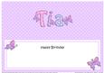 Birthday Tia Butterflies Large Dl Matching Insert