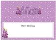 Merry Christmas Alicia Trees Matching Large Dl Insertnsert