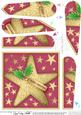 Xmas Star Fan Pyramage Topper