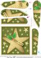 Xmas Star Fan Pyramage Topper