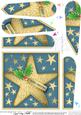 Xmas Star Fan Pyramage Topper