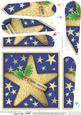 Xmas Star Fan Pyramage Topper