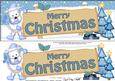 Christmas Westie Dog Signpost Large Dl Easicut 3D Decoupage