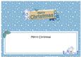 Christmas Westie Dog Signpost Large Dl Matching Insert