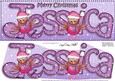 Merry Christmas Jessica Robins Large Dl & 3D Decoupage
