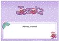 Merry Christmas Jessica Robins Matching Large Dl Insertnsert