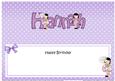 Girlz Birthday Hannah Large Dl Matching Large Dl Insert