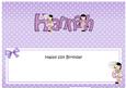 Girlz 21st Birthday Hannah Large Dl Matching Large Dl Insert