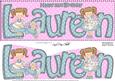 Girlz 21st Birthday Lauren Large Dl Quick Card 3D Decoupage
