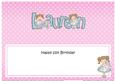 Girlz 21st Birthday Lauren Large Dl Matching Large Dl Insert