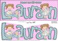 Girlz 21st Birthday Lauran Large Dl Quick Card 3D Decoupage