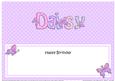 Birthday Daisy Butterflies Large Dl Matching Insert