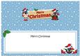 Christmas Scottie Dog Signpost Large Dl Matching Insert