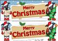 Christmas Scottie Dog Signpost Large Dl Easicut 3D Decoupage