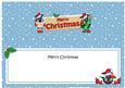 Christmas Scottie Dog Signpost Large Dl Matching Insert