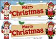 Christmas Gigi Horse Signpost Large Dl Easicut 3D Decoupage