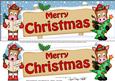 Christmas Gigi Horse Signpost Large Dl Easicut 3D Decoupage