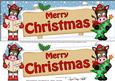 Christmas Gigi Horse Signpost Large Dl Easicut 3D Decoupage