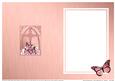 Fancy Cross Pretty Flowers Butterfly Pyramid Matching Insert