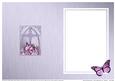 Fancy Cross Bouquet & Butterfly Pyramid Matching Insert