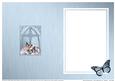 Fancy Cross Butterfly Bouquet Pyramid Matching Insert