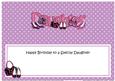 Birthday Special Daughter Shoes & Handbags Matching Insert