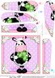 Milly Moo Cow's Good Luck Clover Fan Pyramage Topper