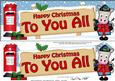 Xmas to You All Gigi Horse Signpost Lge Dl Easicut Dcoupage