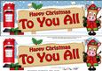 Xmas to You All Gigi Horse Signpost Lge Dl Easicut Dcoupage