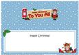 Xmas to You All Gigi Horse Signpost Lge Dl Matching Insert