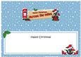 Xmas Across the Miles Dog Signpost Lge Dl Matching Insert