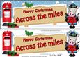 Xmas Across the Miles Gigi Signpost Lge Dl Easicut Decoupage