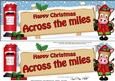Xmas Across the Miles Gigi Signpost Lge Dl Easicut Decoupage