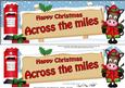 Xmas Across the Miles Gigi Signpost Lge Dl Easicut Decoupage
