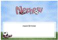 Happy Birthday Nephew Football Matching Large Dl Insert
