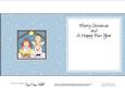 Xmas Nativity Mary Jesus & Angel Circle Pyramage Insert