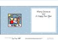 Xmas Nativity Holy Family & Donkey Circle Pyramage Insert