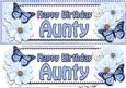 Large Dl Birthday Aunty Floral Butterflies 3D Decoupage