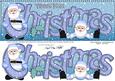 Theo's 1st Xmas Santa Signpost Large Dl Easicut 3D Decoupage