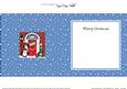 Penguins Christmas Door Matching Square Insert