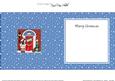 Singing Scottie Dog Christmas Door Matching Square Insert