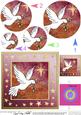 Xmas Dove Circle Pyramage Topper