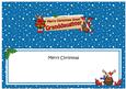 Xmas Great Granddaughter Rudolph Signpost Large Dl Insert