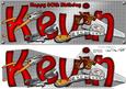 Large Dl 60th Birthday Kevin DIY Tools 3D Decoupage