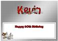 60th Birthday Kevin DIY Tools Matching Large Dl Insert