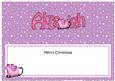 Merry Christmas Abbaigh Sleigh Matching Large Dl Insert