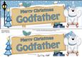 Xmas Godfather Bear Signpost Large Dl Easicut Decoupage